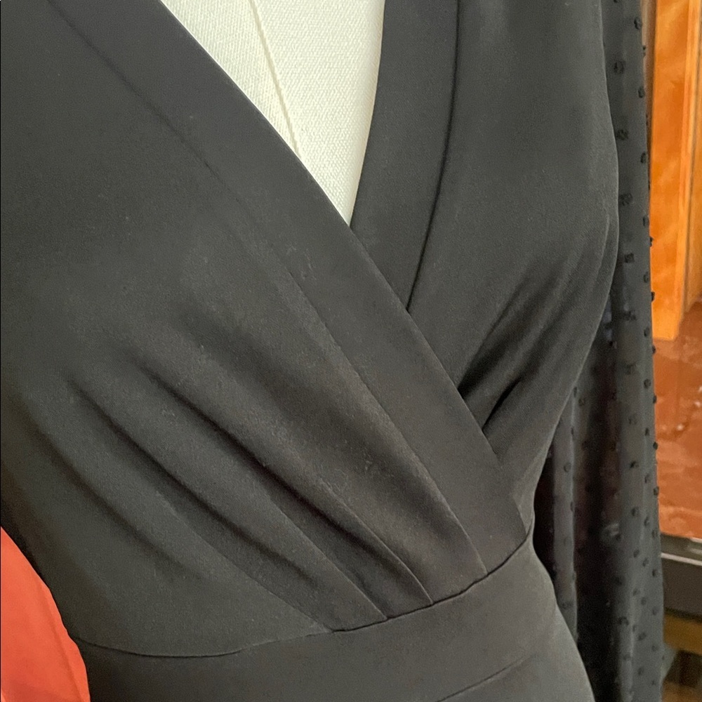Grace Karin Elegant Black Wrap Dress Small NWT - Picture 5 of 10